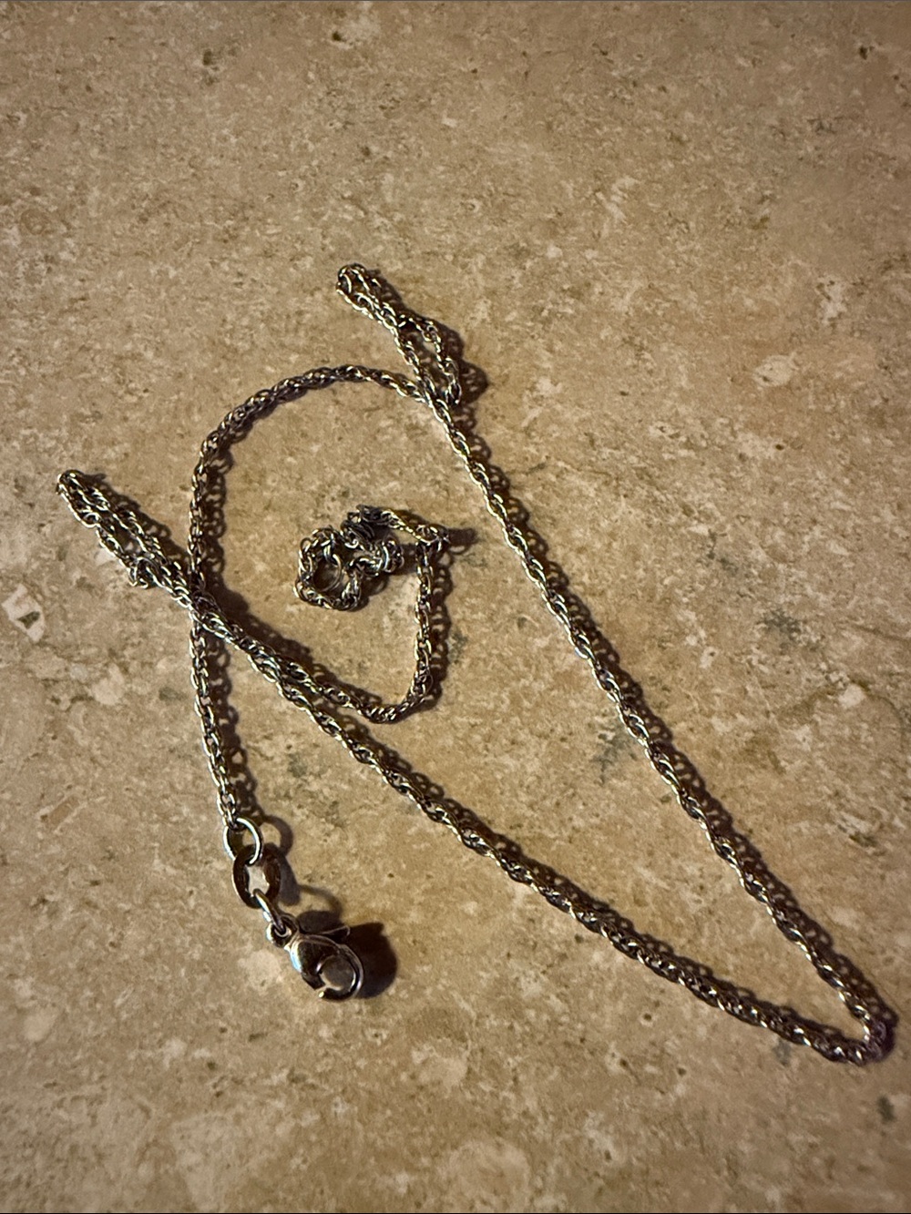 James Avery 16” Sterling Silver Rope Chain Necklace - Silver